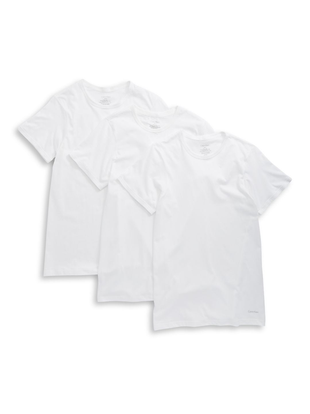 Calvin Klein Men's 3 Pack Cotton Classics Slim Fit Crew Neck T-Shirt 