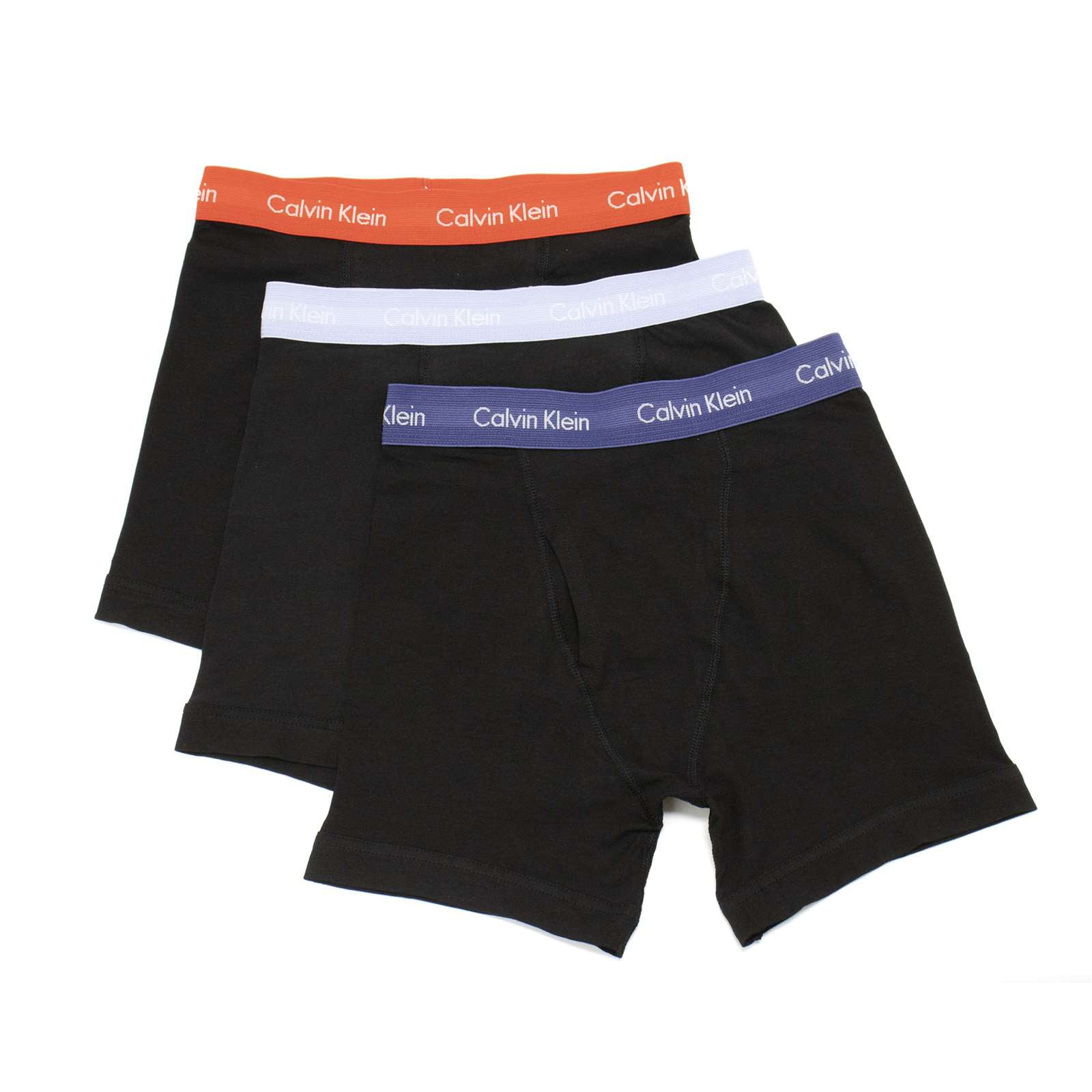 Calvin Klein Men's Cotton Stretch 3-Pack Boxer Brief, 3 Black, S at   Men's Clothing store