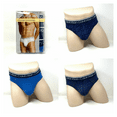 thumbnail image 1 of Calvin Klein Men's 3 Pack Cotton Stretch Hip Brief BlueandNavy Size S, 1 of 2