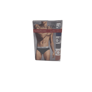 Calvin Klein Men's 3 Pack Microfiber Hip Brief Multi Color Small