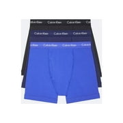 Calvin Klein BLACK/SHADOW/COBALT Mens Stretch Boxer Brief 3-Pack, US Medium