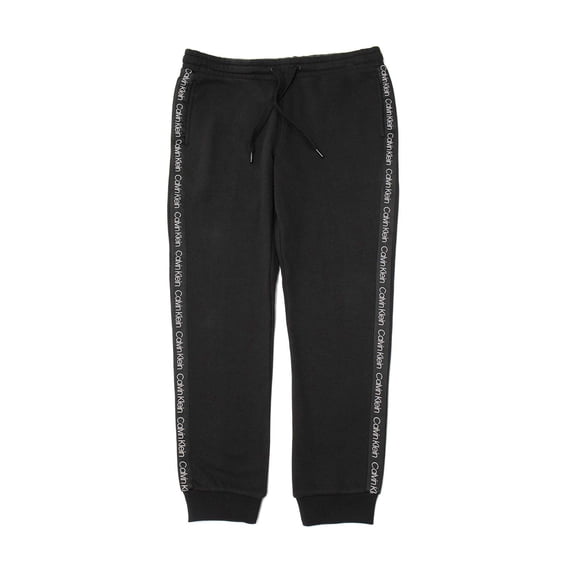 Calvin Klein Men's Athleisure Jogger With Logo Taping, Black,S - US