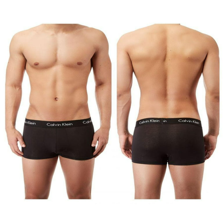 Calvin Klein Men's Body Modal 3-Pack Trunk, Black,S - US 