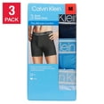 thumbnail image 1 of Calvin Klein Men's Boxer Brief 3 Pack (Navy/Blue/Light Blue, Large), 1 of 5