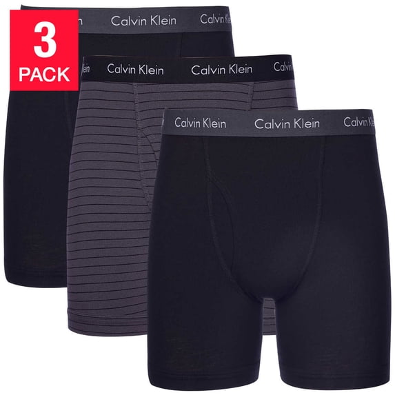 Calvin Klein Men's Boxer Brief 3-pack black M