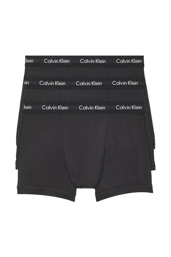 Men's Boxers 3 Pack Cotton Tagless Stretch Boxer Brief NB2616, Black, XL