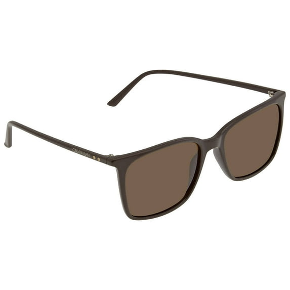 CALVIN KLEIN CK18534S 201 Sunglasses Dark Brown Frame Brown Lenses 56mm