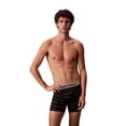 thumbnail image 1 of Calvin Klein Men's Brushed Microfiber Stretch Boxer Briefs Logo Stripe/Platinum Rust Medium, 1 of 7