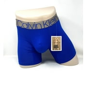 Calvin Klein Mens CK Icon Microfiber Boxer Brief Underwear, Blue, S