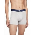 thumbnail image 1 of Calvin Klein Men's CK ONE Microfiber Boxer Brief Gray with navy band, S, 1 of 2