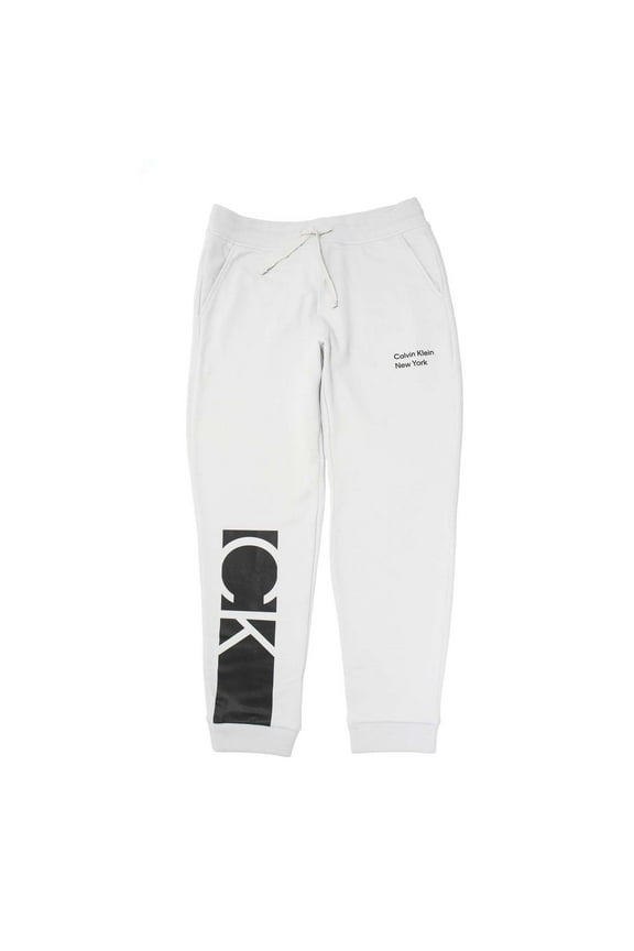 Men's Ck 68 Graphic Fleece Jogger, Glacier Grey,S - US