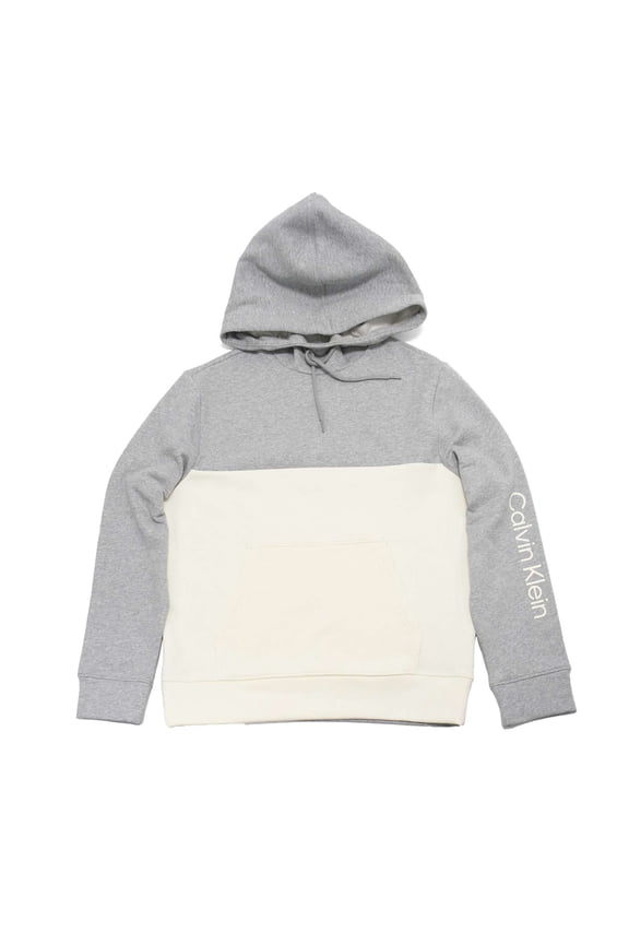Men's Color Block Hoodie, Heroic Grey Heather,S - US