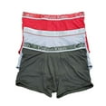 thumbnail image 1 of Calvin Klein Men's Comfort Microfiber Boxer Briefs, Red/Gray \ Black,S - US, 1 of 1