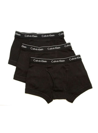Calvin Klein Men's Steel Micro 3-Pack Boxer Briefs Small Black/Black/Black  