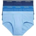 thumbnail image 1 of Calvin Klein Men's Cotton Classics 3-Pack Brief; Multi Color Blue; XL, 1 of 3