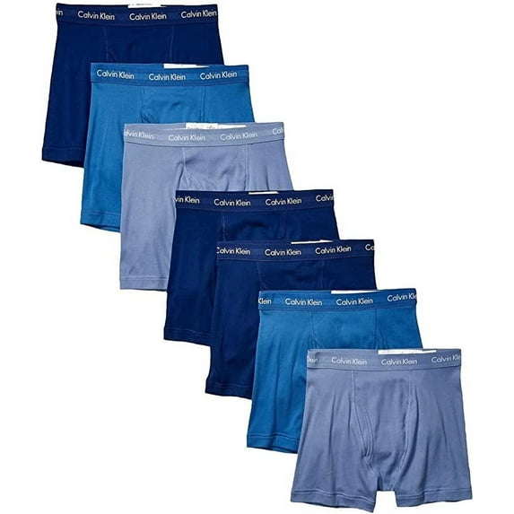Calvin Klein Men's Cotton Classics Boxer Brief 7-pack (Large)