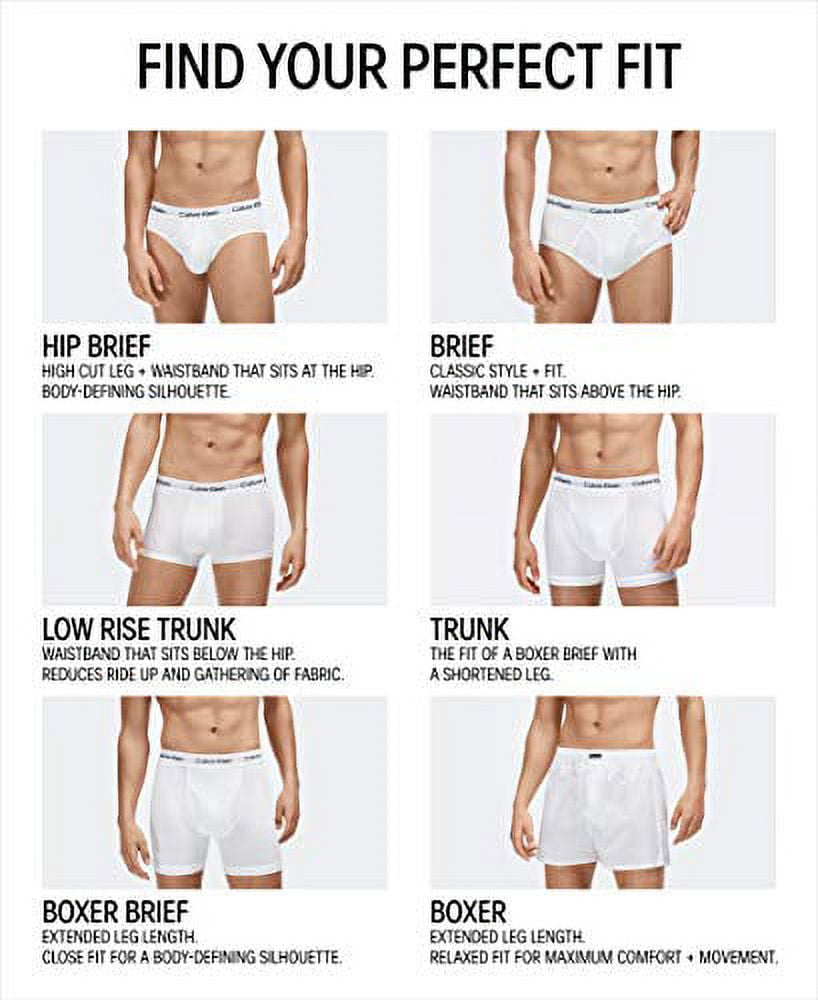 Calvin Klein Men s Cotton Classic Boxer Briefs 7 Pack Medium Machine Washable Walmart