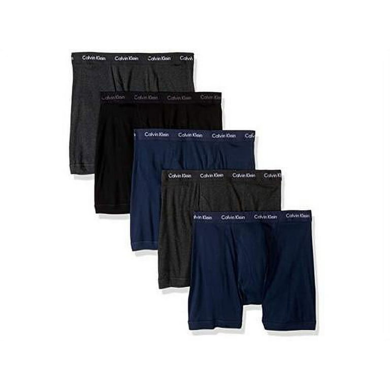 Calvin Klein Men s Cotton Classics Multipack Boxer Briefs Black Size Small Walmart