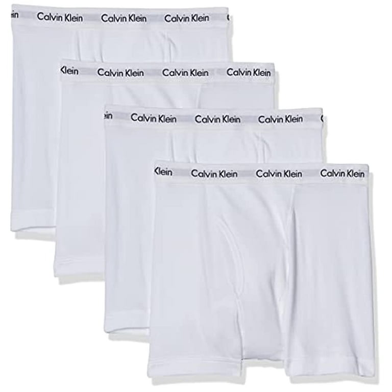 Calvin Klein Men s Cotton Classics Multipack Boxer Briefs White 5 Pack M 