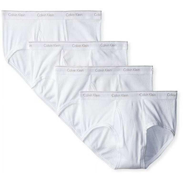 Calvin Klein Men's Cotton Classics Multipack Briefs, Pure White