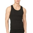 thumbnail image 1 of Calvin Klein Men's Cotton Rib Tank Top - 3 Pack, Black, Large, 1 of 2