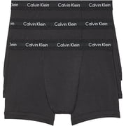 Calvin Klein Mens Black 3-pack Stretch Boxer Briefs, Medium