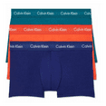 thumbnail image 1 of Calvin Klein Men's Cotton Stretch 3 Pack Trunks, RedandBlueandGreen, Size XL, 1 of 2