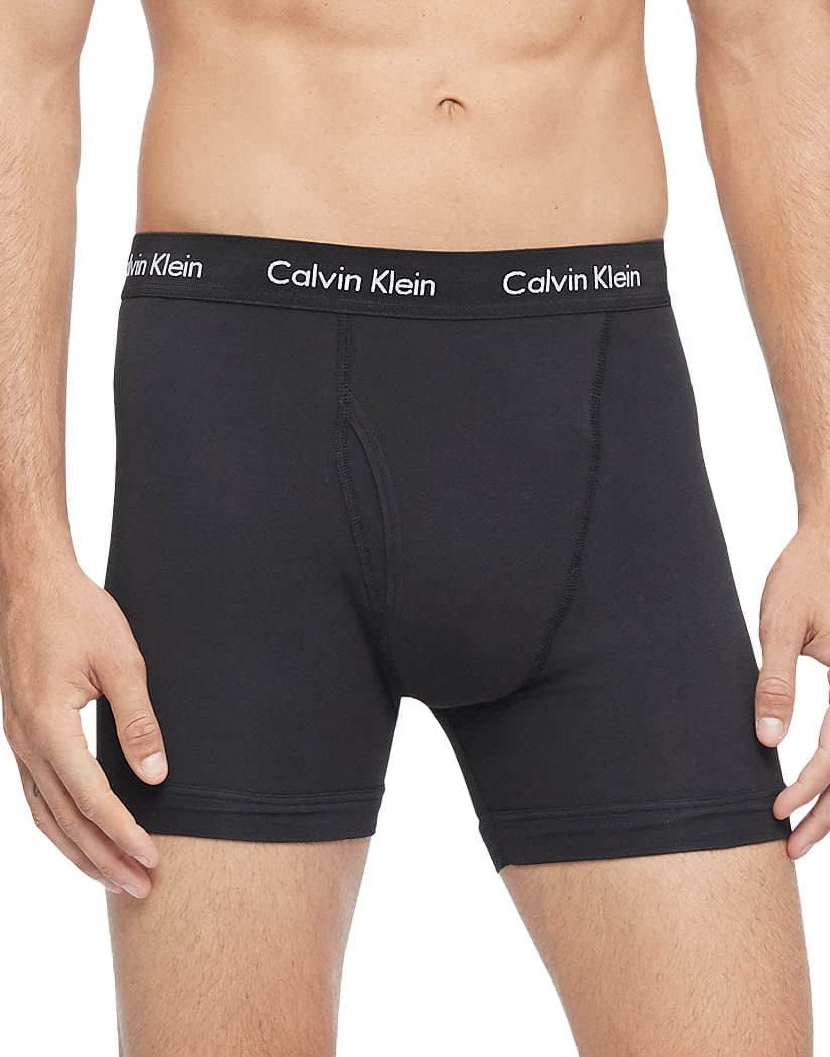 トランクス   Men's Boxer Briefs 3-Pack NB4002-001 Calvin Klein Men's NB4002 Cotton Classic Fit 3-Pack Trunk
