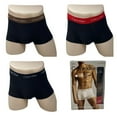 thumbnail image 1 of Calvin Klein Men's Cotton Stretch Low-Rise Trunks Multipack (XLarge, Black Body), 1 of 3