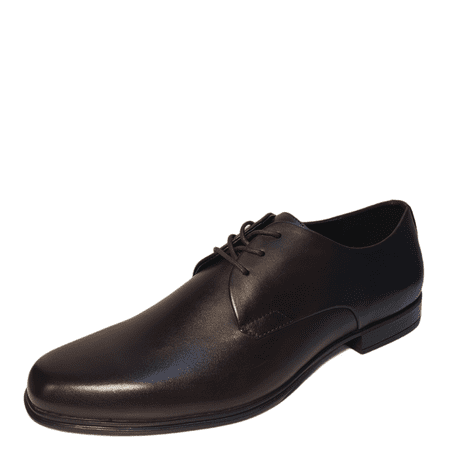 Calvin Klein Men's Dillinger Crust Oxford Leather Mahogany Red 11M