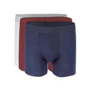 Calvin Klein Men's Eco Classic 3-Pack Boxer Brief Shoreline/Red Carpet/Sterling Grey Small