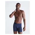 thumbnail image 1 of Calvin Klein Men's Embossed Icon Micro Long Boxer Brief Navy Blue, Medium, 1 of 2