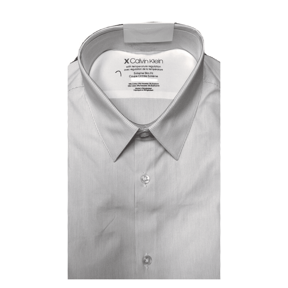 blue stripe dress shirt Premium Dress Shirt for Tall Men