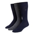 thumbnail image 1 of Calvin Klein Men's 3 Pair Mid Calf Combed Cotton Socks, Multicolor, 7-12, 1 of 4
