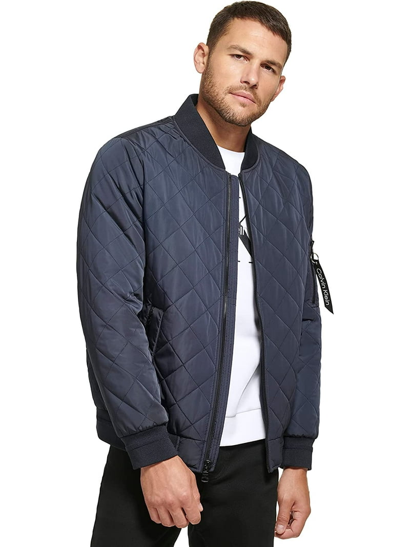 Calvin Klein Men's Flight Jacket (True Navy,M)