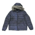 thumbnail image 1 of Calvin Klein Men's Fur Hood Snorkel Puffer Jacket, Navy Armada,XL - US, 1 of 4