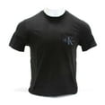 thumbnail image 1 of Calvin Klein Men's Garment Dyed Monogram Pocket Tee, Black,L - US, 1 of 3