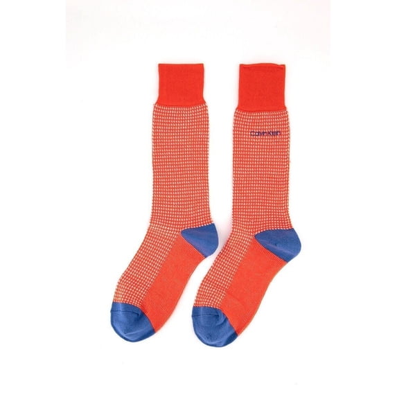 CALVIN KLEIN Men's Multi Style choose your color Crew Socks B4HP (Fiery Red)