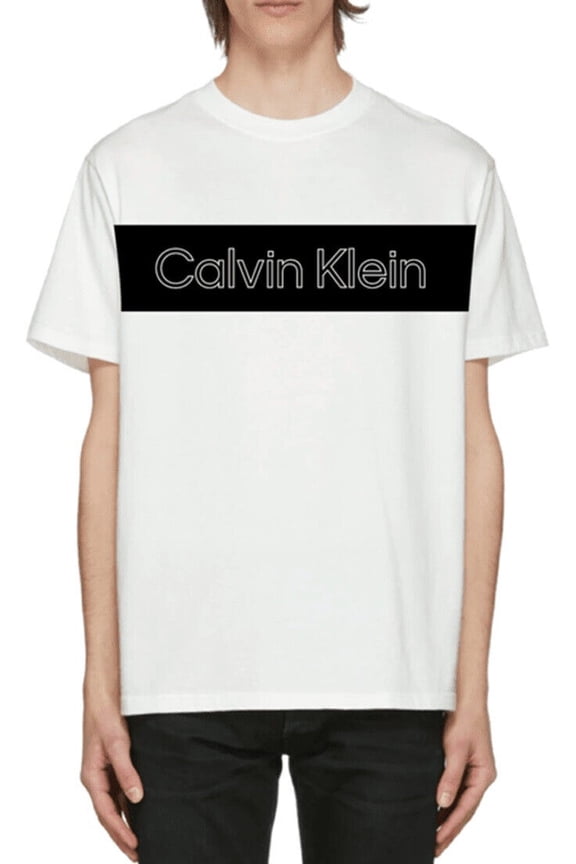 Men's Iconic Block Logo T-Shirt - 40L6771 (Brilliant White 110, XL)