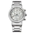 thumbnail image 1 of Calvin Klein Men's K7547126 Swiss Made Silver Dial Stainless Steel Chronograph Watch, 1 of 4