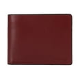 thumbnail image 1 of Calvin Klein Men's Leather 79813 Embossed Logo Window ID Bifold Wallet Red, 1 of 4