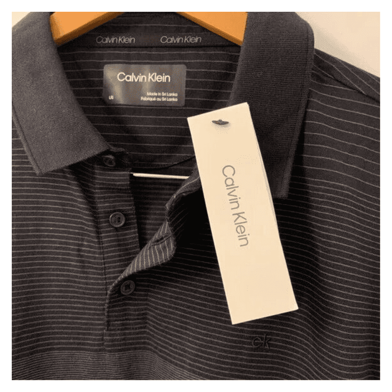 Calvin klein black polo hotsell