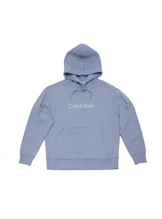 Calvin Klein Men Long Sleeve Iconic Logo Piping Pullover Hoodie