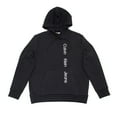 thumbnail image 1 of Calvin Klein Men's Long Sleeve Earth Pullover Hoodie, Black Beauty,L - US, 1 of 4