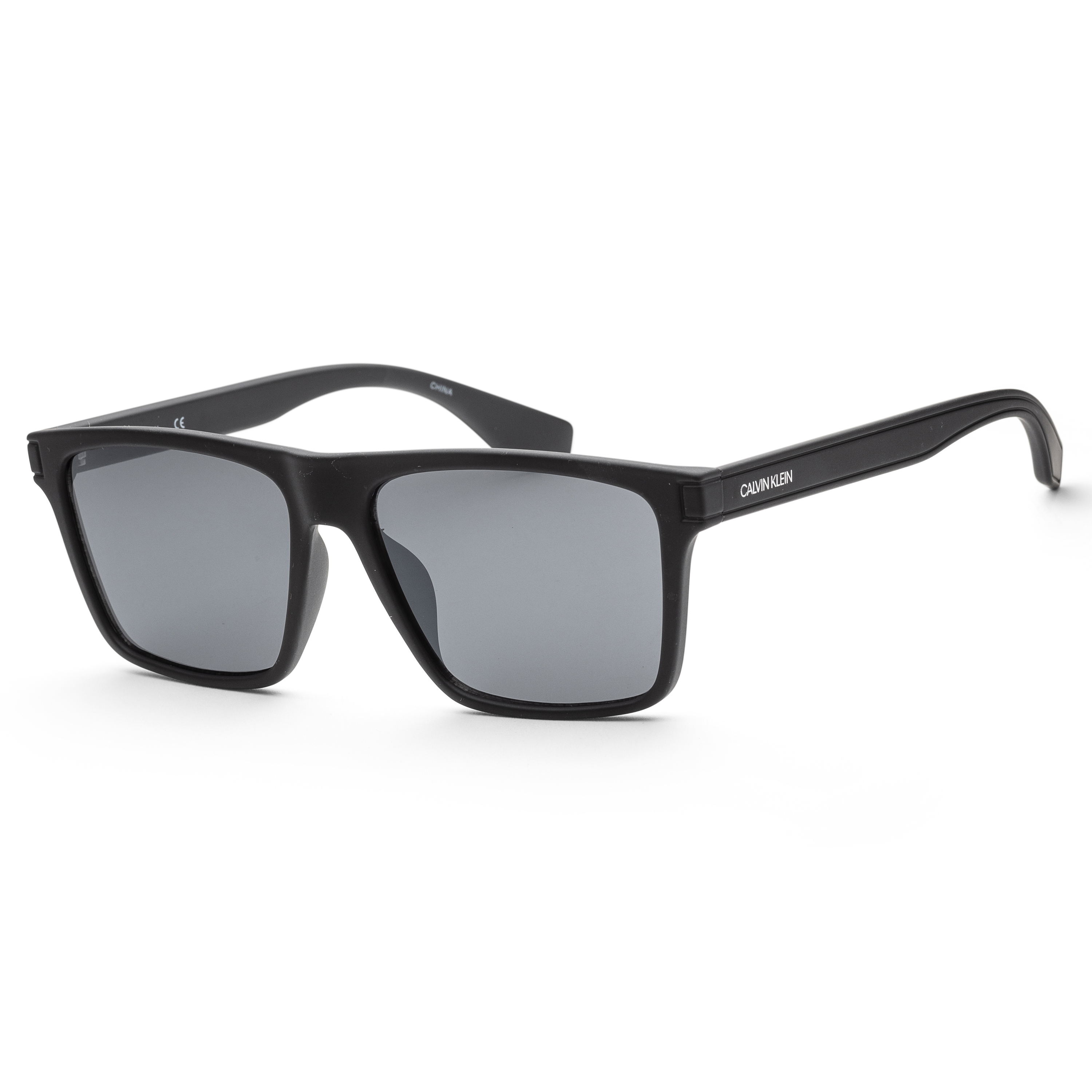 Calvin Klein Men s Matte Black Modern Square Sunglasses CK20521S 001 