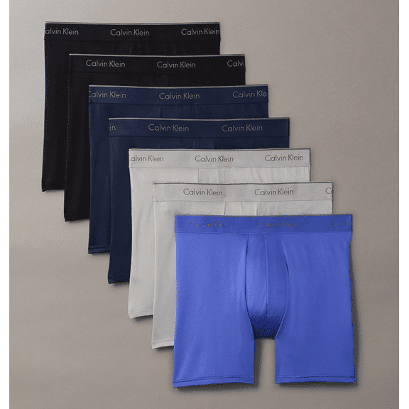 Calvin Klein Men's Micro Stretch Boxer Briefs, Black (7-Pack)
