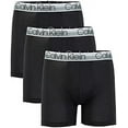 thumbnail image 1 of Calvin Klein Men`s Microfiber Boxer Briefs 3 Pack (Black(NP2370-001)/Silver, M), 1 of 1