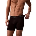 thumbnail image 1 of Calvin Klein Men's Microfiber Stretch Boxer Briefs, Black, Small, 1 of 6