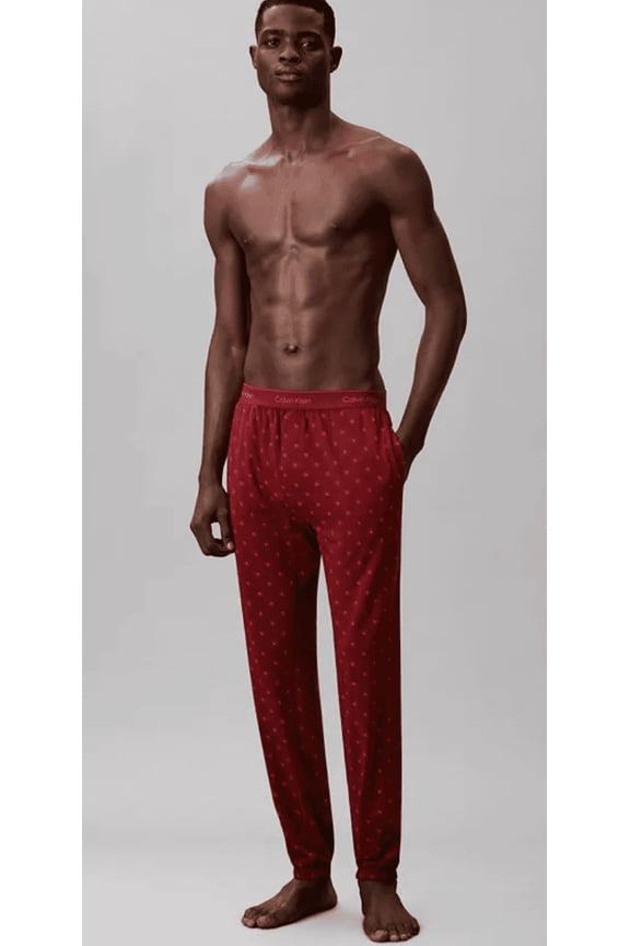 Men's Modern Cotton Logo Pajama Pants