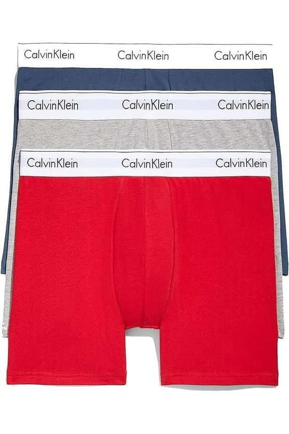 Men's Modern Cotton Stretch 3-Pack Boxer Brief; Size: Small